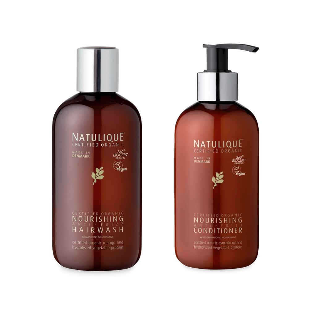 Natulique Nourishing anti frizz SET (shampoo+conditioner)